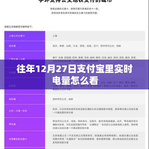 支付宝往年12月实时电量查看攻略