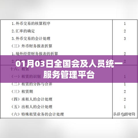 全国会及人员统一服务管理平台启动于01月03日