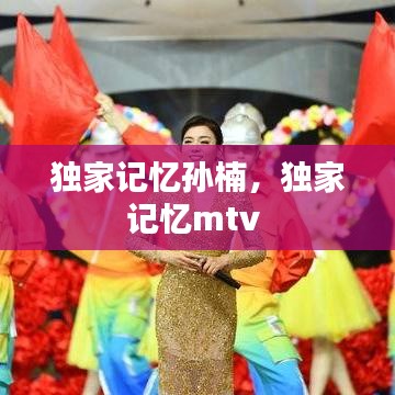 独家记忆孙楠，独家记忆mtv 