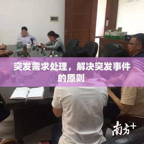 突发需求处理，解决突发事件的原则 
