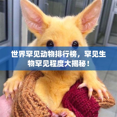 世界罕见动物排行榜，罕见生物罕见程度大揭秘！