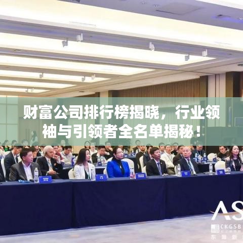 财富公司排行榜揭晓，行业领袖与引领者全名单揭秘！