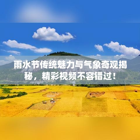 雨水节传统魅力与气象奇观揭秘，精彩视频不容错过！