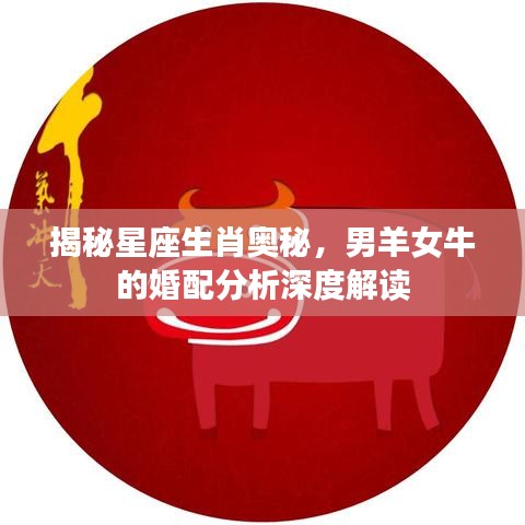 揭秘星座生肖奥秘，男羊女牛的婚配分析深度解读