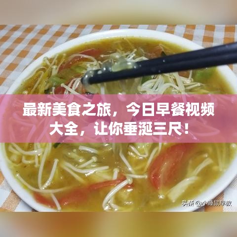 最新美食之旅，今日早餐视频大全，让你垂涎三尺！