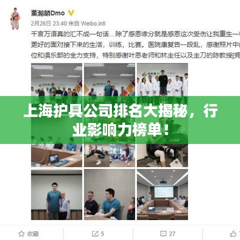 上海护具公司排名大揭秘，行业影响力榜单！