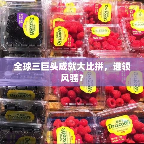 全球三巨头成就大比拼，谁领风骚？
