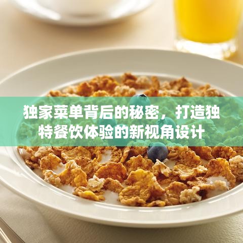 独家菜单背后的秘密，打造独特餐饮体验的新视角设计