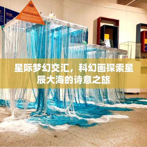 星际梦幻交汇，科幻画探索星辰大海的诗意之旅