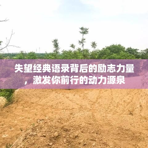 失望经典语录背后的励志力量，激发你前行的动力源泉