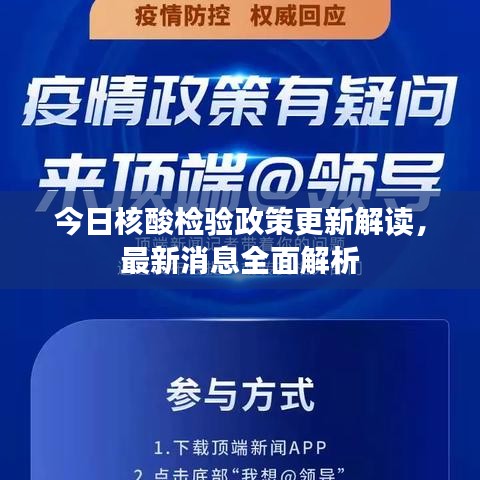 今日核酸检验政策更新解读，最新消息全面解析