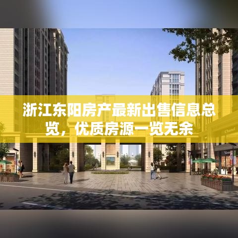 浙江东阳房产最新出售信息总览，优质房源一览无余