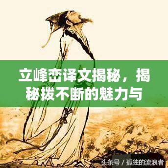 立峰峦译文揭秘，揭秘拨不断的魅力与奥秘