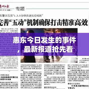 惠东今日发生的事件，最新报道抢先看
