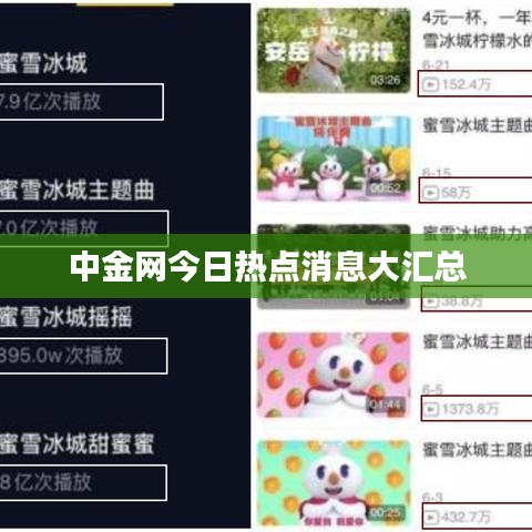中金网今日热点消息大汇总