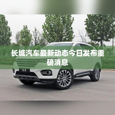 长城汽车最新动态今日发布重磅消息