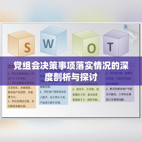 党组会决策事项落实情况的深度剖析与探讨