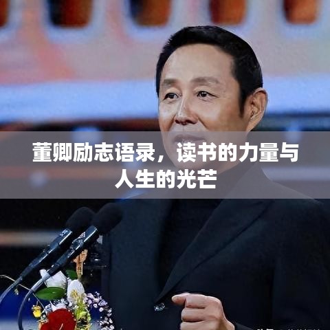 董卿励志语录，读书的力量与人生的光芒