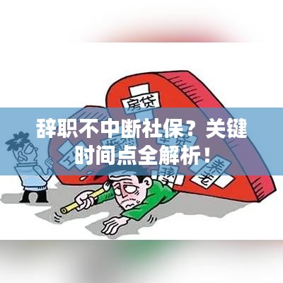 辞职不中断社保？关键时间点全解析！